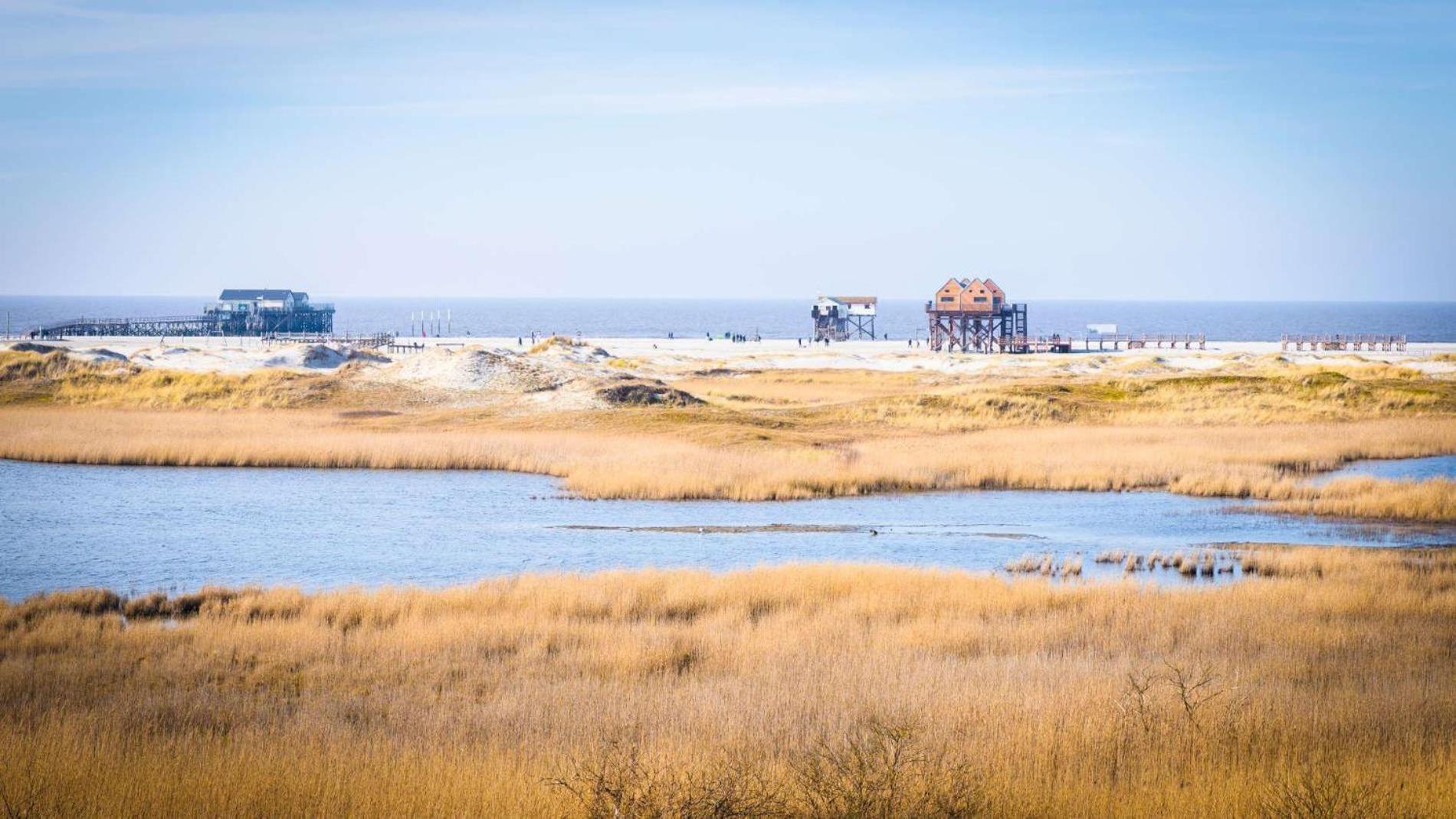 Haushaelfte-Poppenspaeler Sankt Peter-Ording Exterior photo