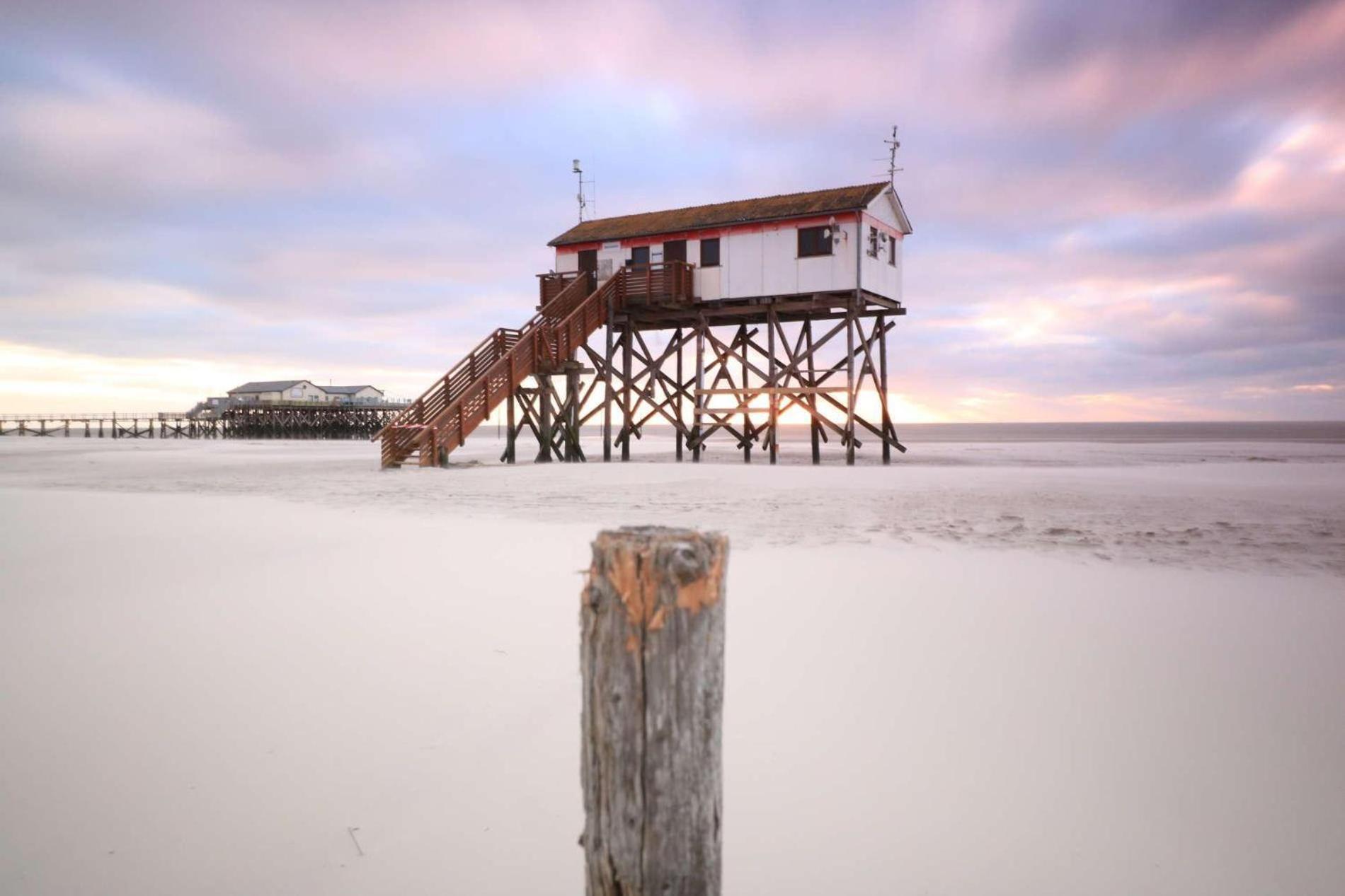 Haushaelfte-Poppenspaeler Sankt Peter-Ording Exterior photo